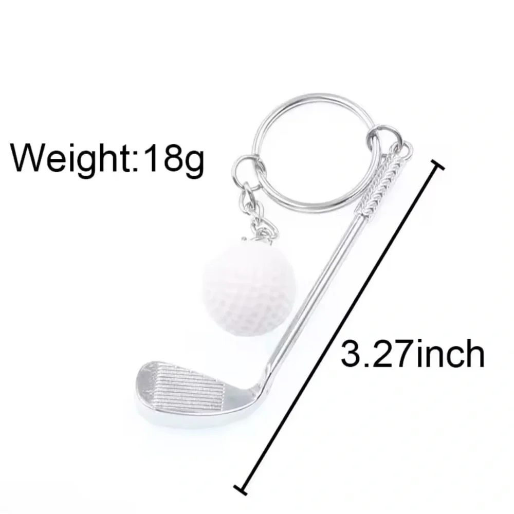 Golf Keychain Golf Ball Jewelry Golf Lovers